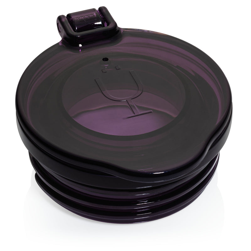 Champagne Flute Replacement Lids | (Clear, Purple & Black) - Patio Select
