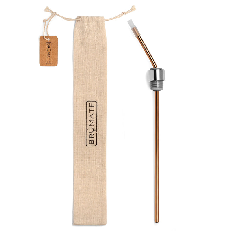 Winesulator TM Infinity Straw | Rose Gold - Outdoor Daily-Use