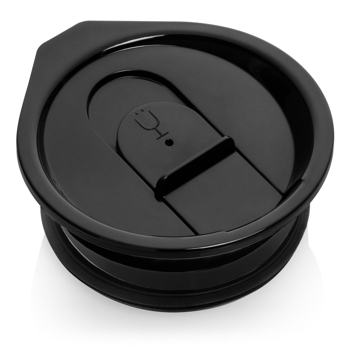 Hopsulator Slim Tumbler Lids (Clear, Black and Purple) - Grab-and-Go Protector