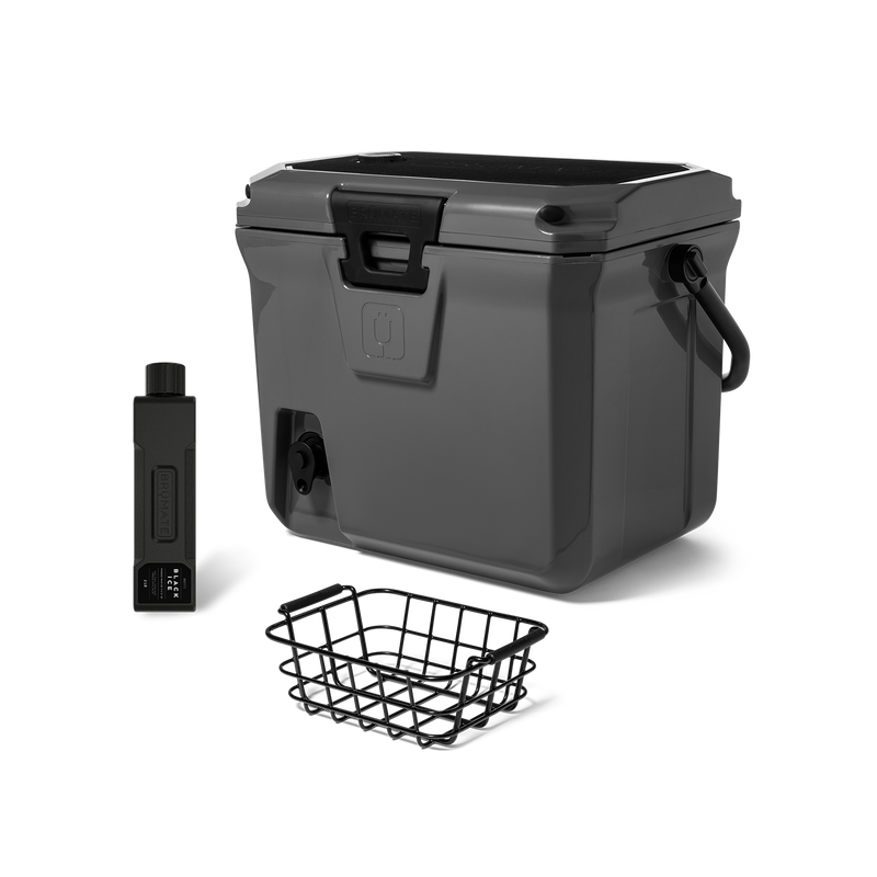 Br Tank 20-Quart Grab + Go Cooler Bundle | Charcoal - Home Sip-Set