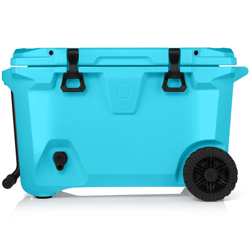 Br Tank 55-Quart Rolling Cooler | Electric Blue - Picnic Haul