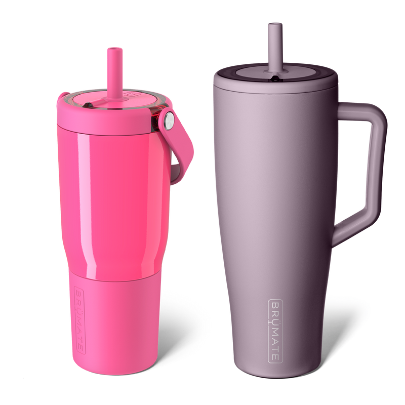 Resa 25oz + Era 40oz Bundle | Neon Pink & Lilac Dusk - Leisure Starter-Kit