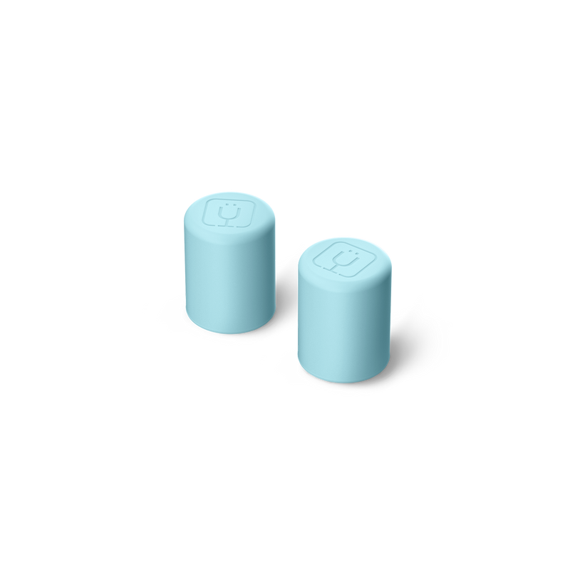 Magnetic Straw Cover | Glacier | 2-Pack - Easy Convenience