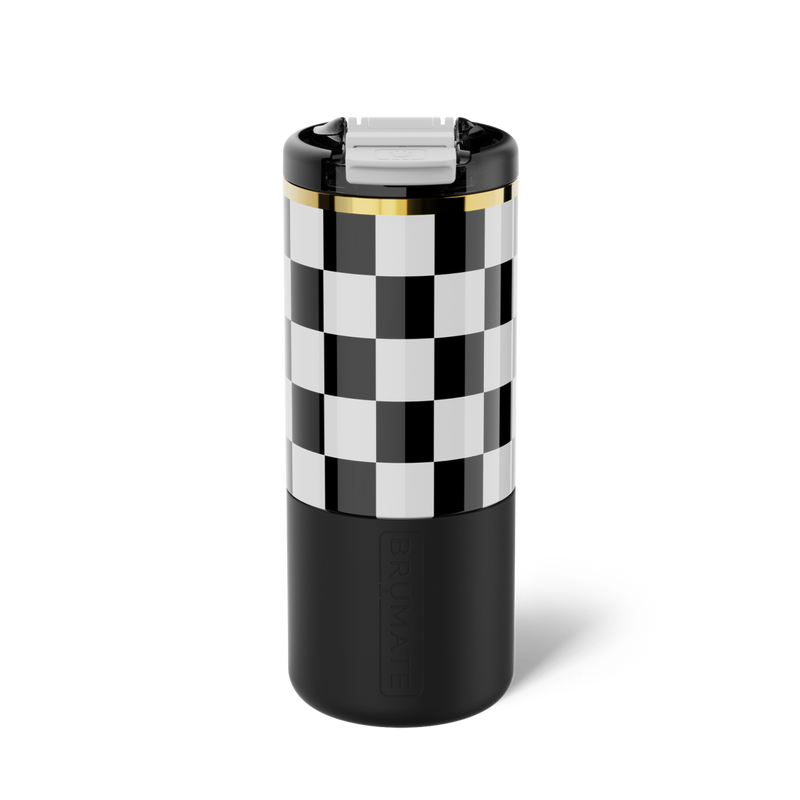 Strova 18oz | Black & White Checker - Clean Drink-Companion