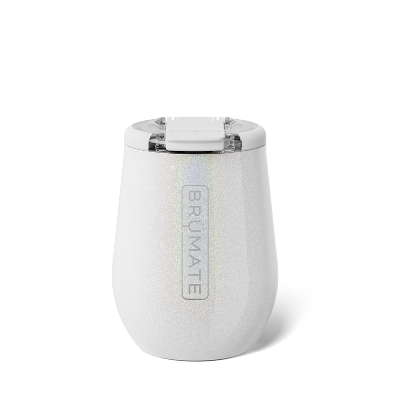Uncork'd | Glitter White | 14oz - Portable Sip