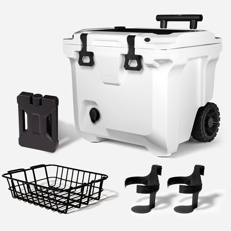 Br Tank 35-Quart Ultimate Day Trip Cooler Bundle | Ice White - Urban Ready-Set