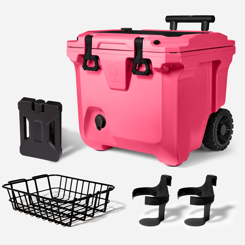 Br Tank 35-Quart Ultimate Day Trip Cooler Bundle | Neon Pink - Fresh Starter-Kit