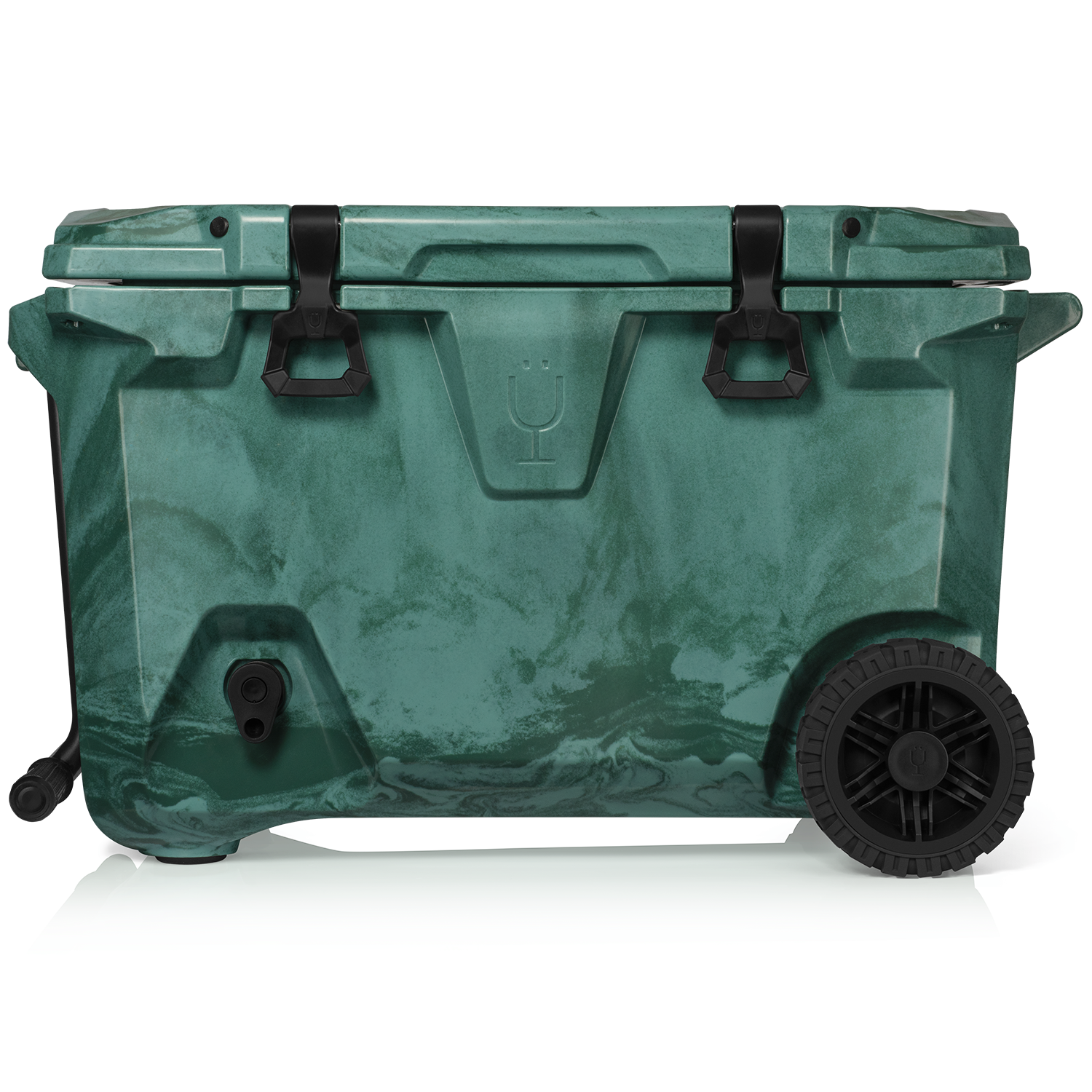 Br Tank 55-Quart Rolling Cooler | Alpine Swirl - Smooth Day-Trip