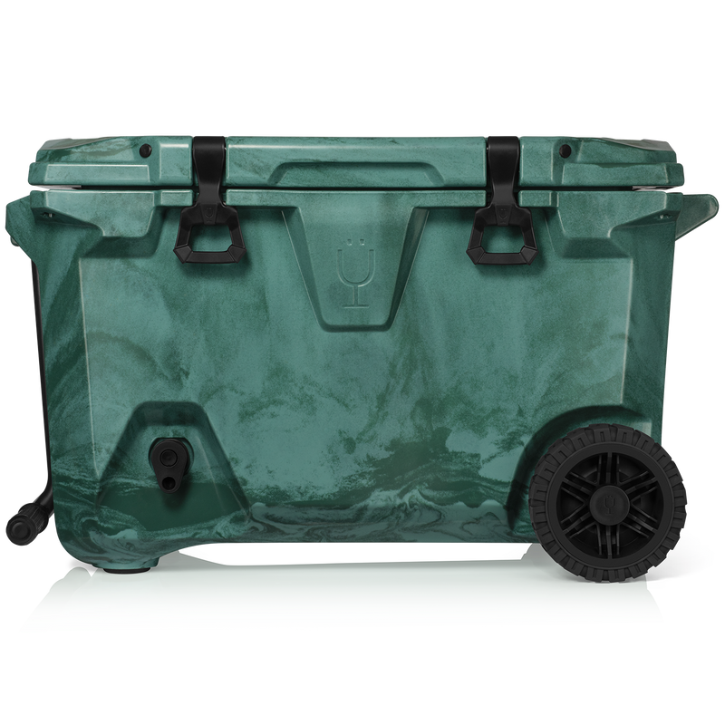 Br Tank 55-Quart Rolling Cooler | Alpine Swirl - Smooth Day-Trip