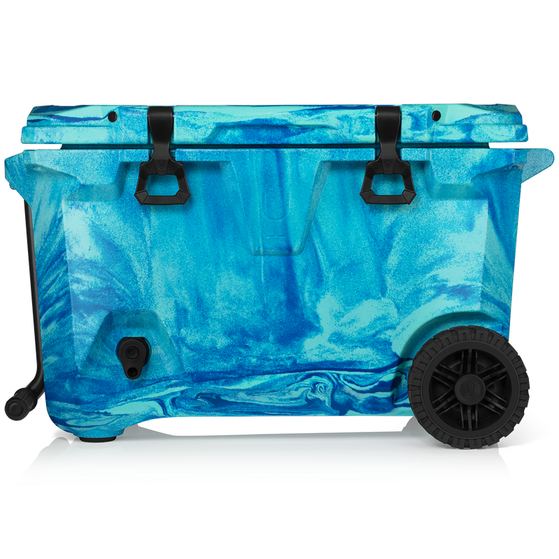Br Tank 55-Quart Rolling Cooler | Ocean Swirl - Fresh Outdoor