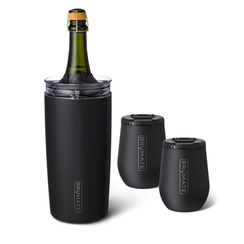 Bottle Chiller Bundle | Matte Black | 49/14oz - Portable Hydration-Set